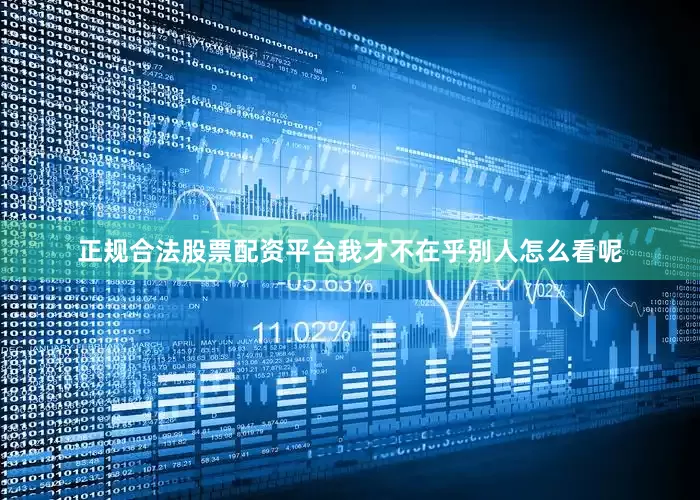 正规合法股票配资平台我才不在乎别人怎么看呢